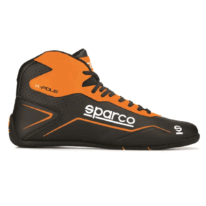 Sparco K-Pole Kart Boots Black/Fluo Orange