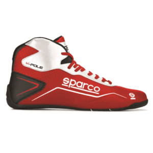 Sparco K-Pole Kart Boots Red/White