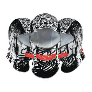 Balaclava UNLEASH - Black & White Asymmetric